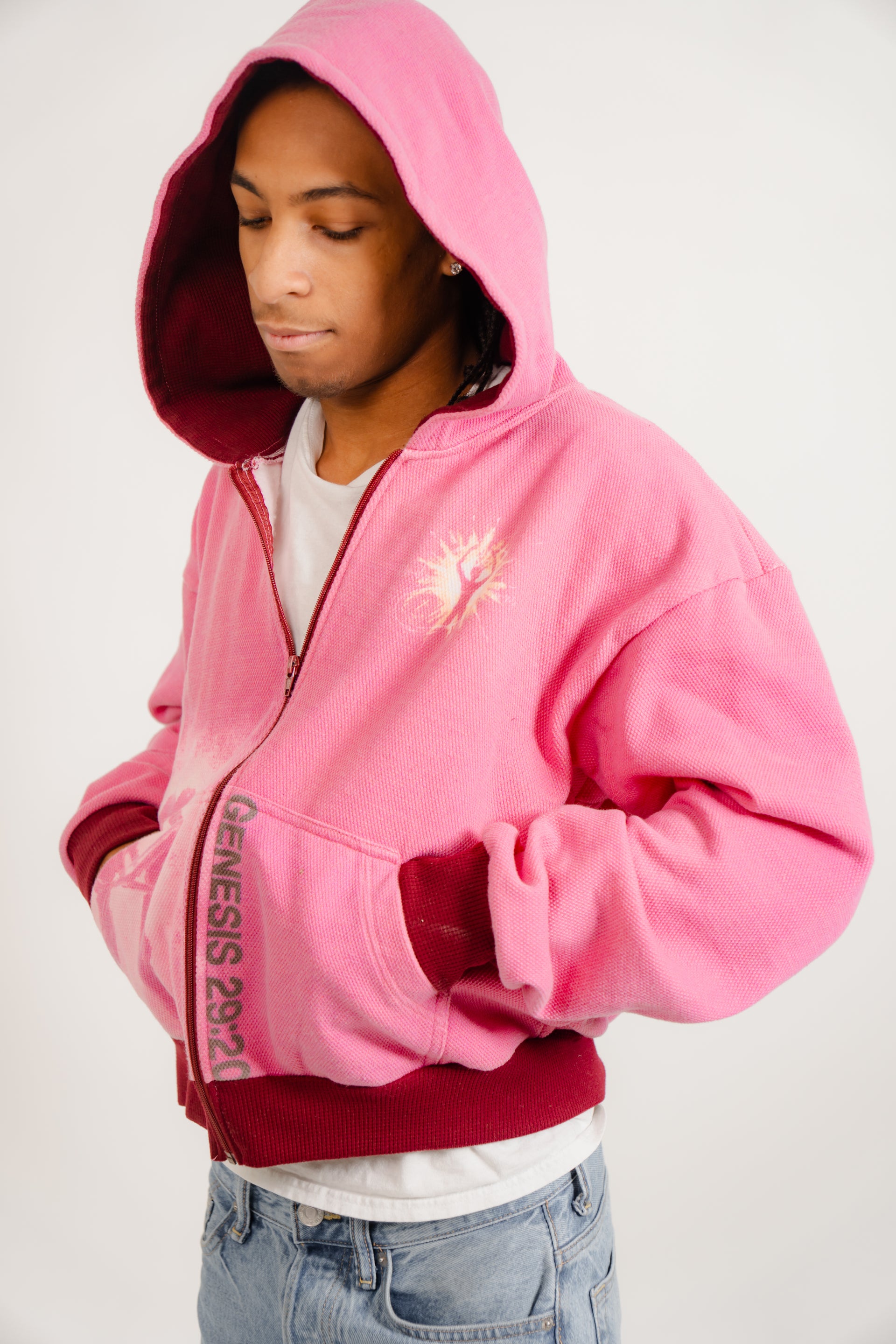 (Jacob & Rachel) Knitted Zip Up